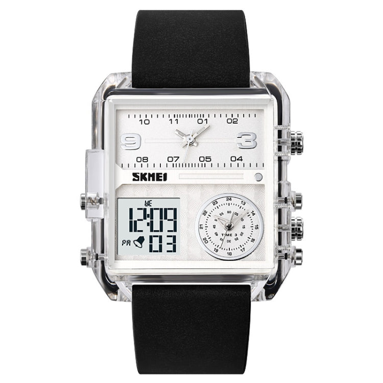 skmei-2021-square-large-dial-triple-movement-men-sports-watchtransparent-white