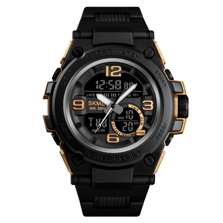 SKMEI 1452 Outdoor Sports Electronic Watch Multifunctional Waterproof Watch(Golden)