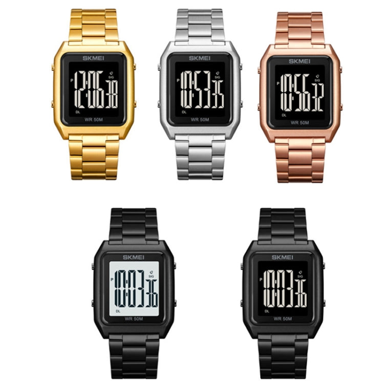 skmei-1879-square-large-screen-men-steel-belt-multi-function-el-luminous-watch-color-black-white-machine