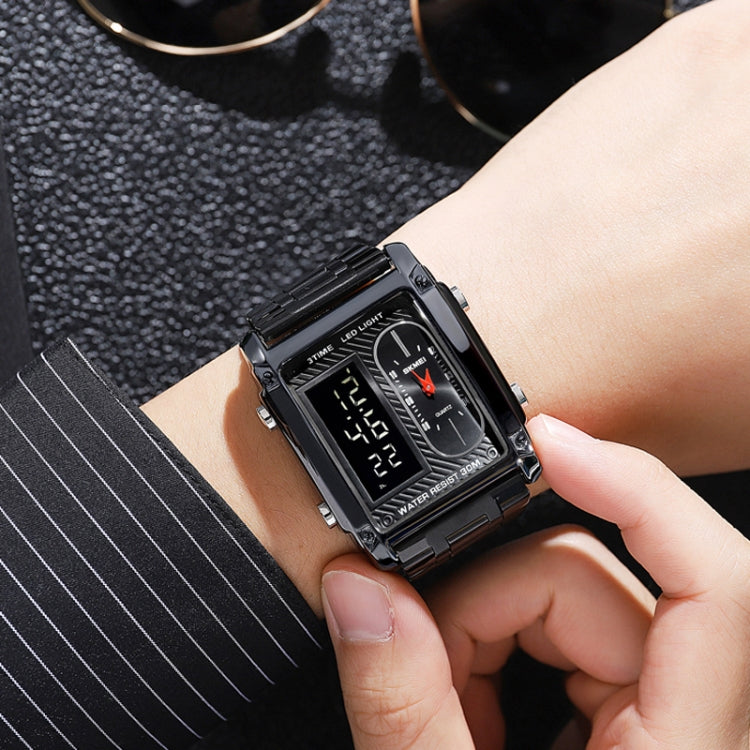 skmei-1868-square-double-display-waterproof-men-watch-style-leather-belt-rose-gold