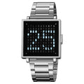skmei-multi-function-letter-display-dial-square-men-electronic-watch-color-silver-steel-band