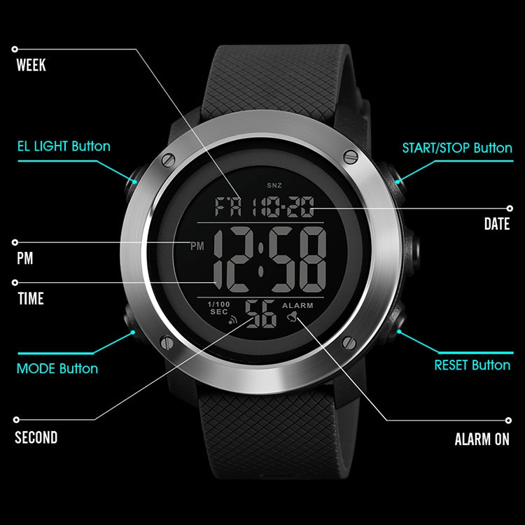 skmei-1416-multifunctional-outdoor-fashion-noctilucent-waterproof-steel-ring-digital-watch-army-green