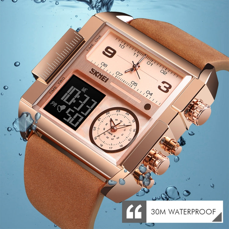 skmei-1391-multifunctional-men-business-digital-watch-30m-waterproof-square-dial-wrist-watch-with-leather-watchbandblack-brown
